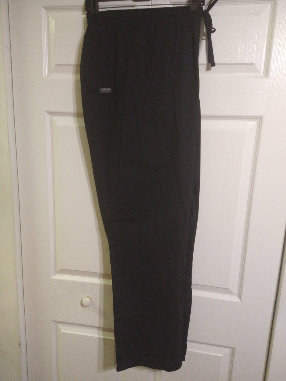 Cherokee Black Unisex Drawstring Jogger Pants
